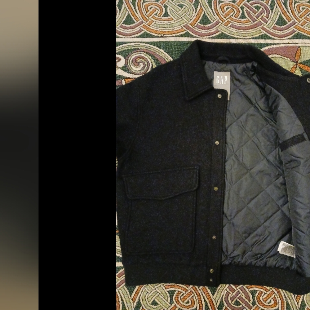 NWT Gap Wool Patch-Pocket Jacket NWT - image 3
